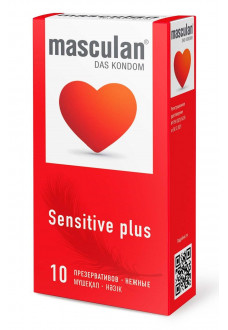 Презервативы Masculan Sensitive plus - 10 шт.