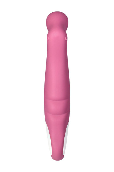 Вибратор Satisfyer Petting Hippo с загнутым кончиком - 22,9 см.