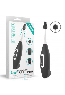 Черный вибратор для точечной стимуляции IJOY Rechargeable Clit Pro Vibrator - 19 см.