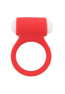 Красное эрекционное виброкольцо LIT-UP SILICONE STIMU RING 3 RED