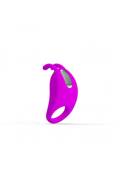 Лиловое эрекционное кольцо с вибрацией Rabbit Vibrator