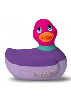 Фиолетово-розовый вибратор-уточка I Rub My Duckie 2.0 Colors