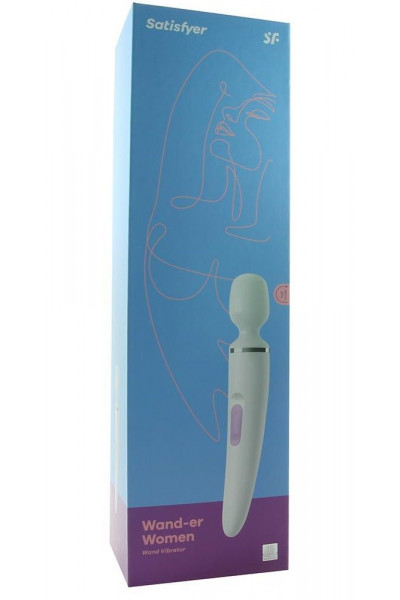 Белый вибратор Satisfyer Wand-er Woman