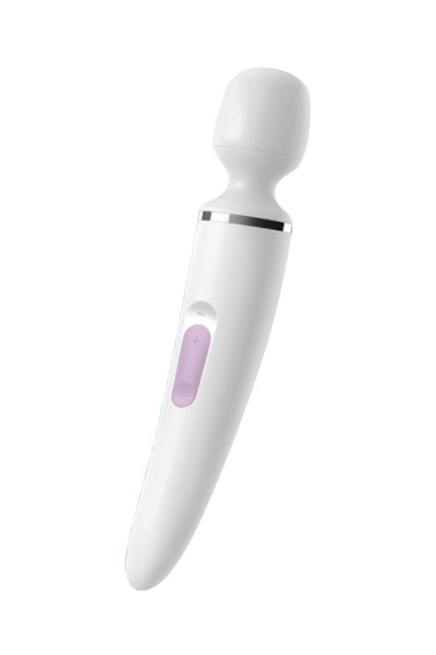 Белый вибратор Satisfyer Wand-er Woman