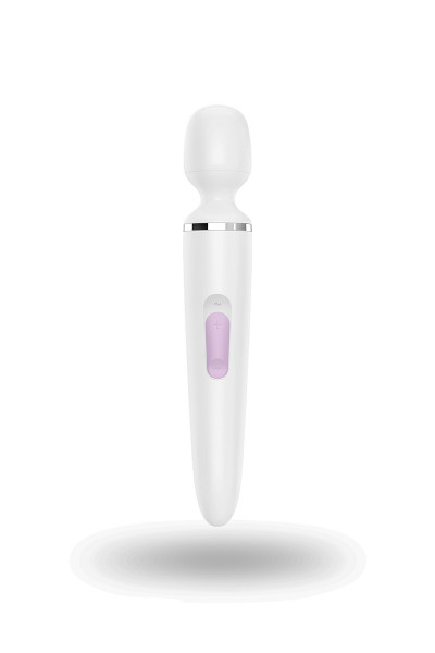 Белый вибратор Satisfyer Wand-er Woman