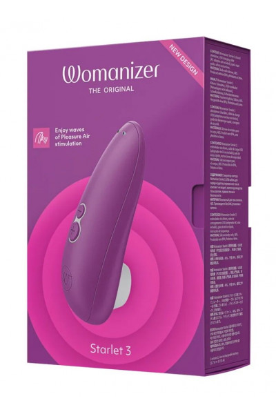 Лиловый клиторальный стимулятор Womanizer Starlet 3