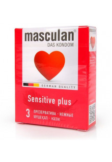 Презервативы Masculan Sensitive plus - 3 шт.