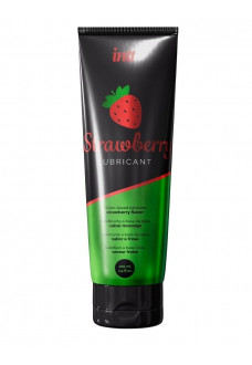 Смазка на водной основе с ароматом клубники Strawberry Lubricant - 100 мл.