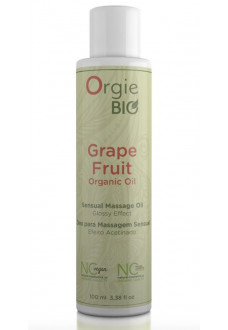 Органическое масло для массажа ORGIE Bio Grapefruit с ароматом грейпфрута - 100 мл.