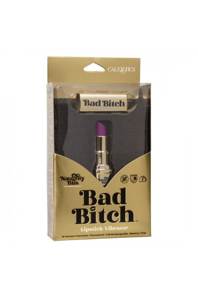 Мини-вибратор в виде тюбика помады Naughty Bits Bad Bitch Lipstick Vibrator