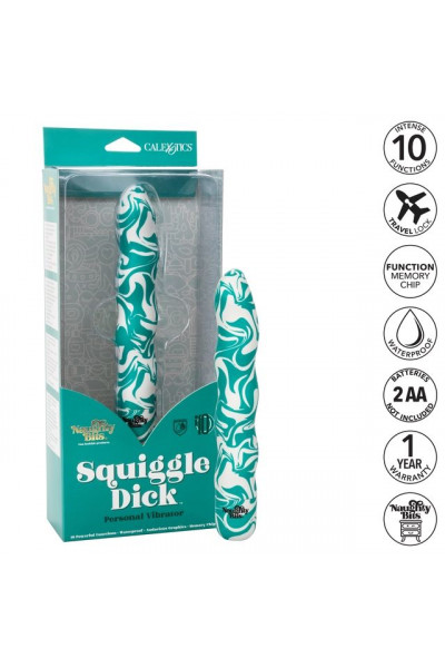 Волнообразный вибратор Squiggle Dick - 15,25 см.