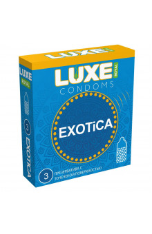 Текстурированные презервативы LUXE Royal Exotica - 3 шт.