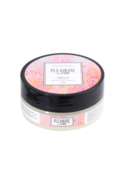 Массажный крем Pleasure Lab Delicate с ароматом пиона и пачули - 50 мл.