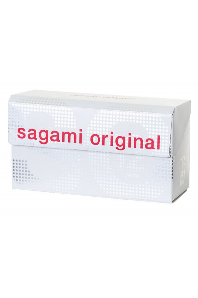 Ультратонкие презервативы Sagami Original 0.02 - 12 шт.