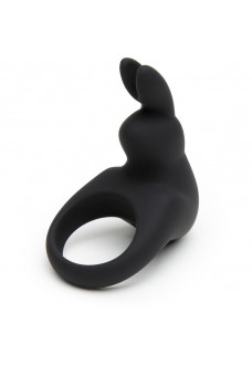 Черное эрекционное виброкольцо Happy Rabbit Rechargeable Rabbit Cock Ring