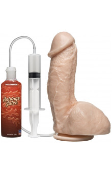 Фаллоимитатор с имитацией семяизвержения The Amazing Squirting Realistic Cock - 18,8 см.