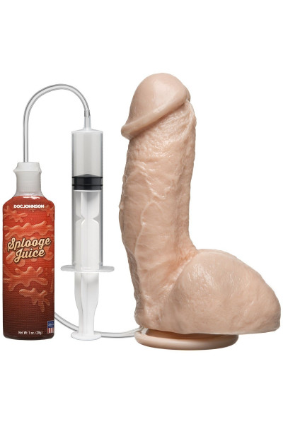 Фаллоимитатор с имитацией семяизвержения The Amazing Squirting Realistic Cock - 18,8 см.