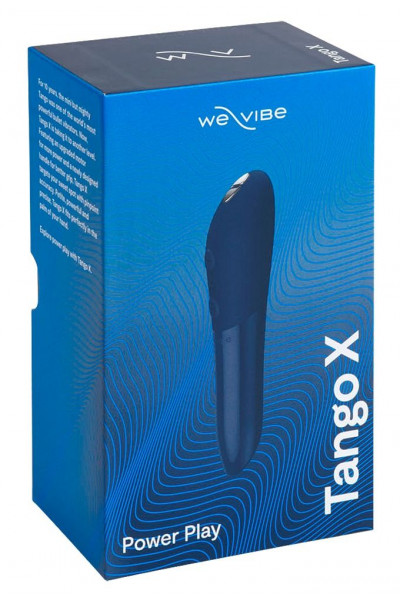 Синяя водонепроницаемая вибропуля We-Vibe Tango X