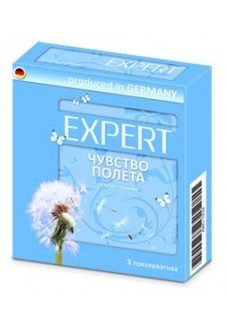 Супертонкие презервативы Expert  Чувство полета  - 3 шт.