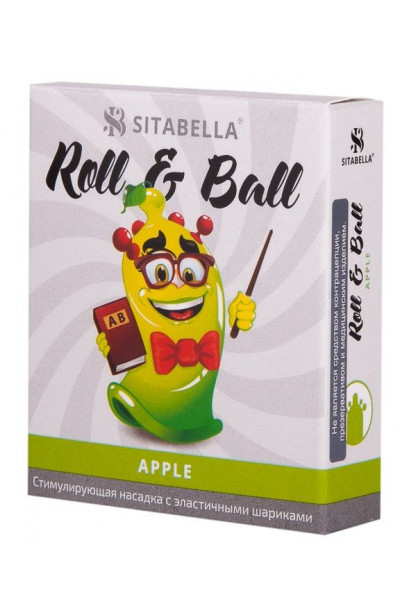 Стимулирующий презерватив-насадка Roll   Ball Apple