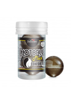 Анальный лубрикант на масляной основе Hot Ball Plus Conforto (2 шарика по 3 гр.)