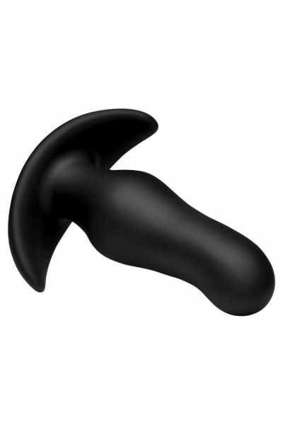 Черная анальная вибропробка Kinetic Thumping 7X Prostate Anal Plug - 13,3 см.