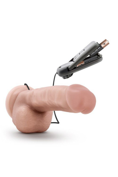 Телесный вибратор-реалистик Dr. Jay  8.75 Inch Vibrating Cock - 22,2 см.