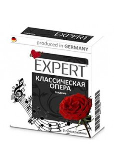 Гладкие презервативы Expert  Классическая опера  - 3 шт.