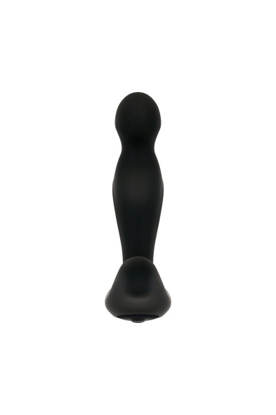 Черный вибростимулятор простаты Adam s Rotating P-spot Massager - 14,2 см.