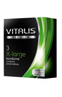 Презервативы увеличенного размера VITALIS PREMIUM x-large - 3 шт.