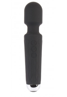 Черный жезловый вибратор Wacko Touch Massager - 20,3 см.