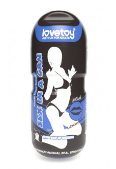 Мастурбатор-ротик без вибрации Sex In A Can Mouth Lotus Tunnel