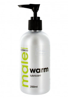 Лубрикант с согревающим эффектом MALE Cobeco Warm Lubricant - 250 мл.