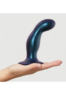 Темно-синяя насадка Strap-On-Me Dildo Plug Snaky size M