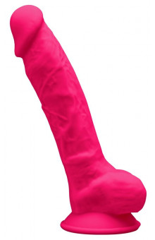 Розовый фаллоимитатор-реалистик Premium Dildo 7  Model 1 Premium - 17,5 см.