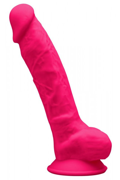 Розовый фаллоимитатор-реалистик Premium Dildo 7  Model 1 Premium - 17,5 см.