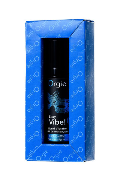 Гель для массажа ORGIE Sexy Vibe Liquid Vibrator с эффектом вибрации - 15 мл.