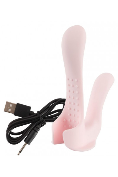 Розовый универсальный вибратор для пар Couples Vibrator