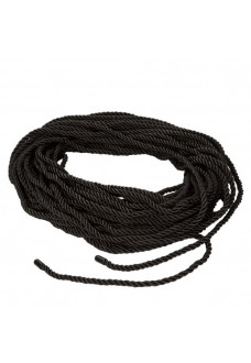 Черная веревка для шибари BDSM Rope - 30 м.