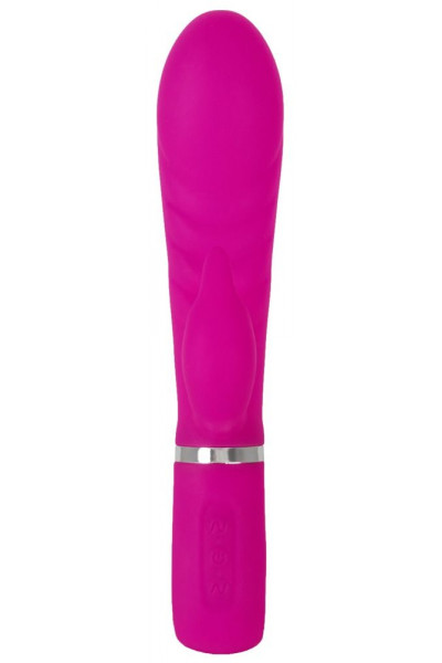 Лиловый вибратор-кролик Super Soft Silicone Rabbit Vibrator - 20,2 см.