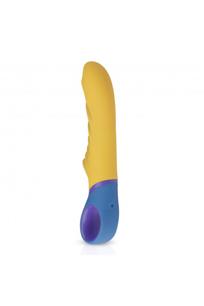 Желтый вибромассажер Tone G-Spot Vibrator - 23 см.