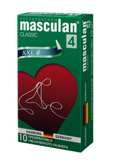 Презервативы Masculan Classic 4 XXL увеличенного размера - 10 шт.