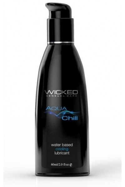 Охлаждающий лубрикант на водной основе Wicked AQUA CHILL - 60 мл.