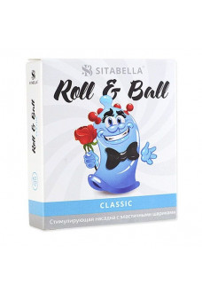 Стимулирующий презерватив-насадка Roll   Ball Classic