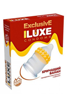 Презерватив LUXE Exclusive «Кричащий банан» - 1 шт.