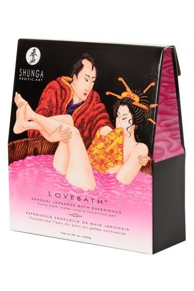 Соль для ванны Lovebath Dragon Fruit, превращающая воду в гель - 650 гр.