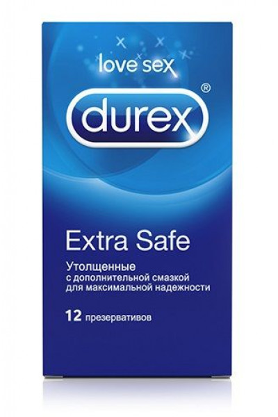 Утолщённые презервативы Durex Extra Safe - 12 шт.