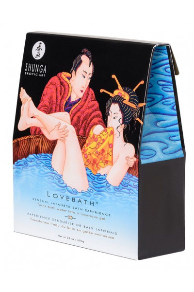 Соль для ванны Lovebath Ocean temptation, превращающая воду в гель - 650 гр.