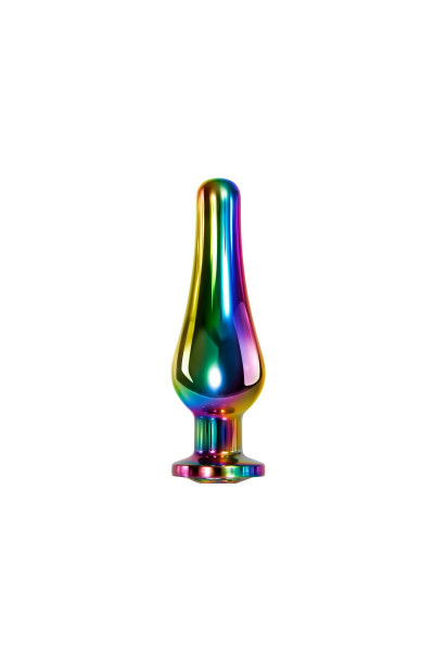 Радужная металлическая пробка Rainbow Metal Plug Medium - 11,1 см.