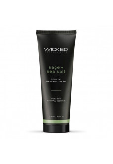 Массажный легкий крем WICKED Sage plus Sea Salt - 120 мл.